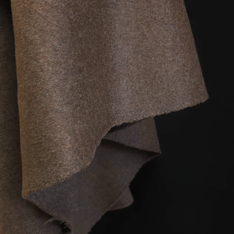 Tissu à manteau en mélange de laine Memphis