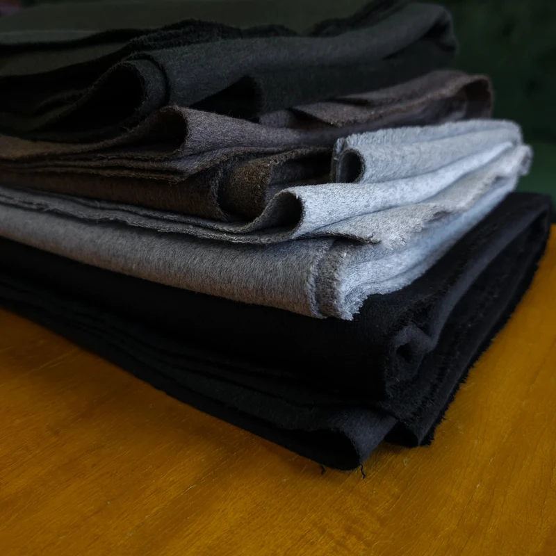 Tissu à manteau en mélange de laine Memphis