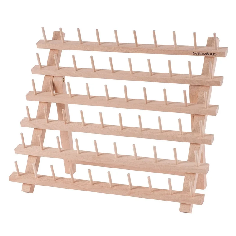 Milward | Présentoir en bois de 60 bobines | Bois de Hêtre