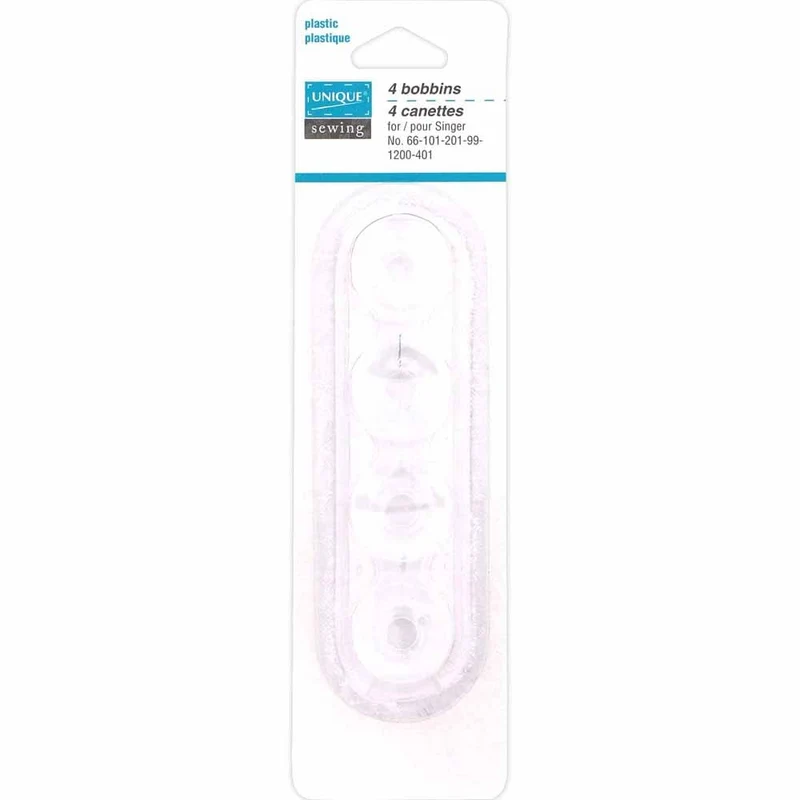 UNIQUE | 4 Canettes en Plastique | Classe 66 | Pour les machines Singer