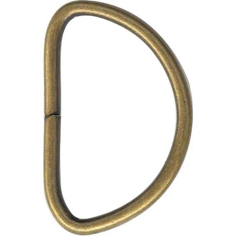 UNIQUE | Boucles-D Métalliques | 31 mm (1 1/4″) | 2 pièces.