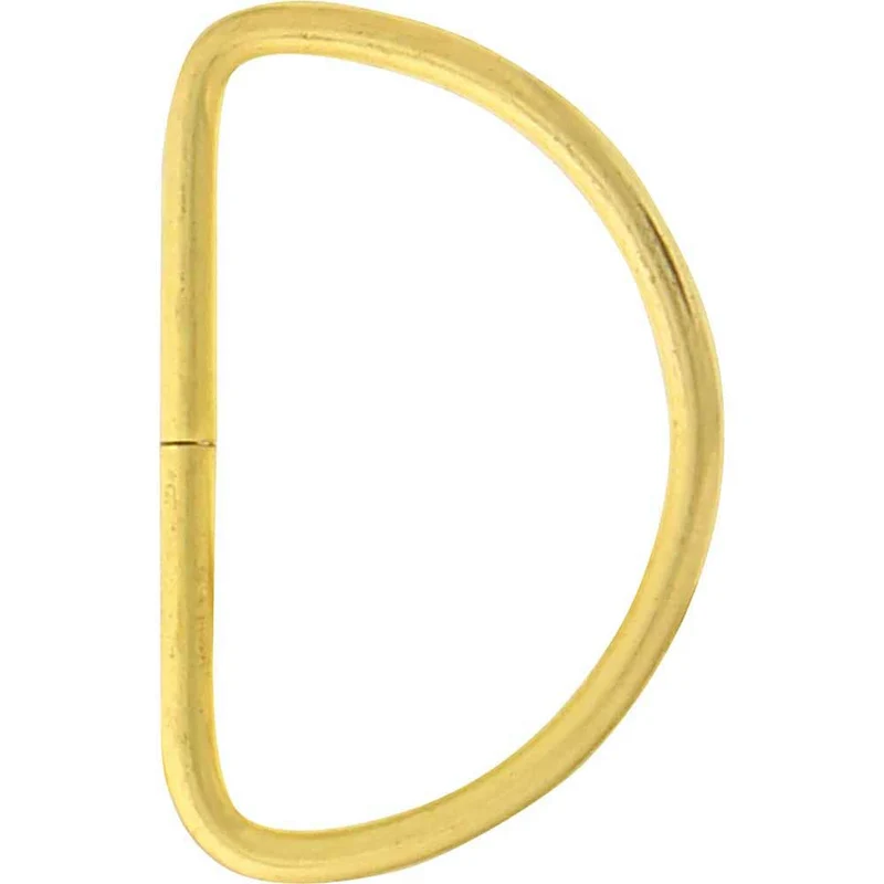 UNIQUE | Boucles-D Métalliques | 38 mm (1 1/2″) | 2 pièces.