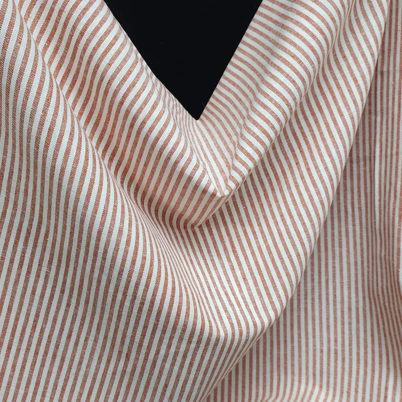 Tissu Essex en Lin et Coton Tissé Teint | Classic Wovens | Rayures | Robert Kaufman