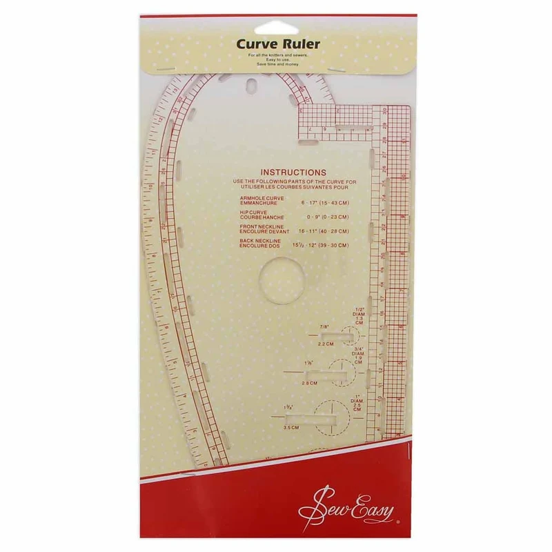 SEW EASY | Règle de courbe