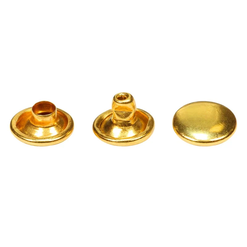 UNIQUE | Rivets de capuchon double | 8 mm x 4 mm