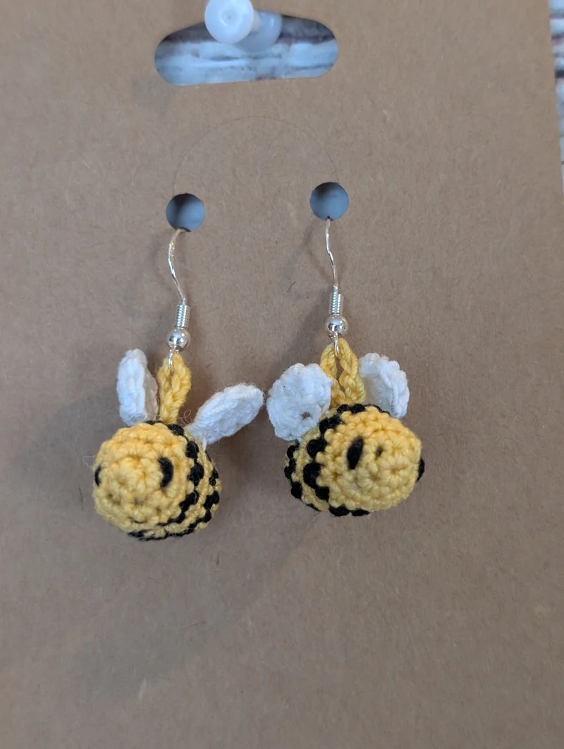 Boucle d'Oreille Abeille