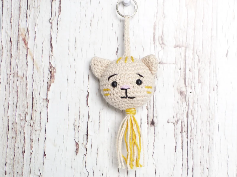 Porte clé Tête de Chat