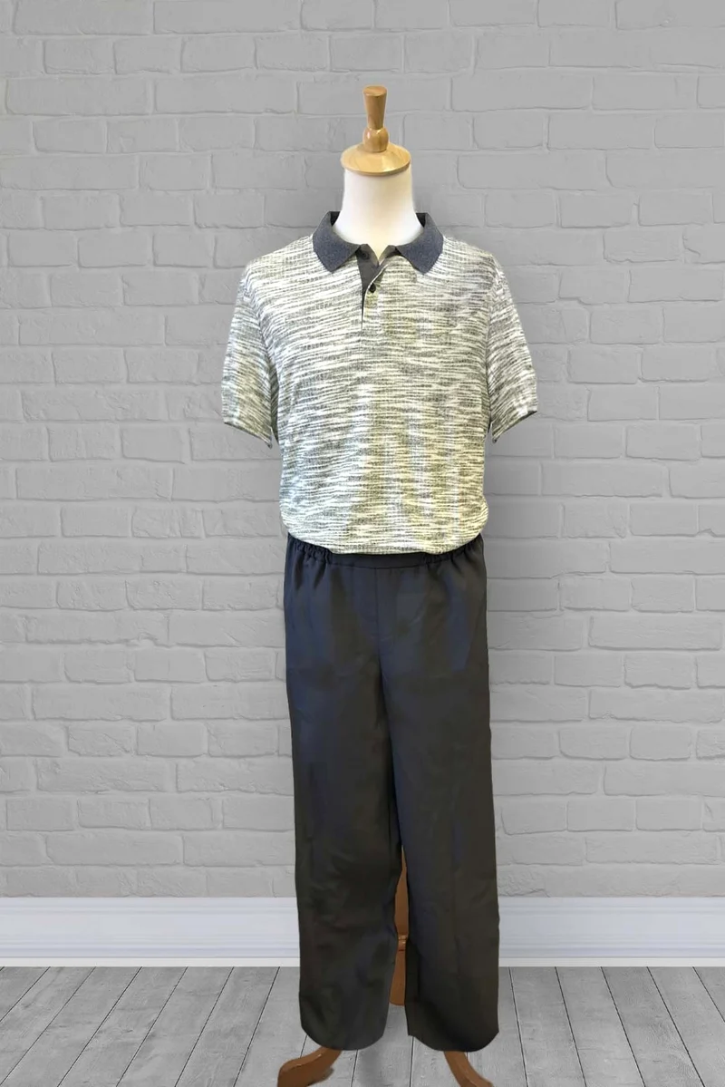 1XHCO19-1S602-Dignity Suit, Men, Day, Long, Short Sleeves