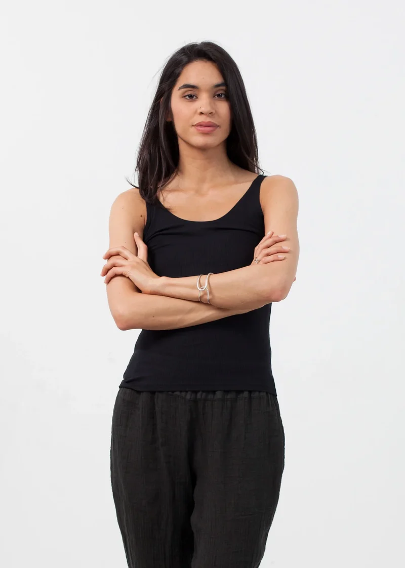 Feather Ribbed Tank