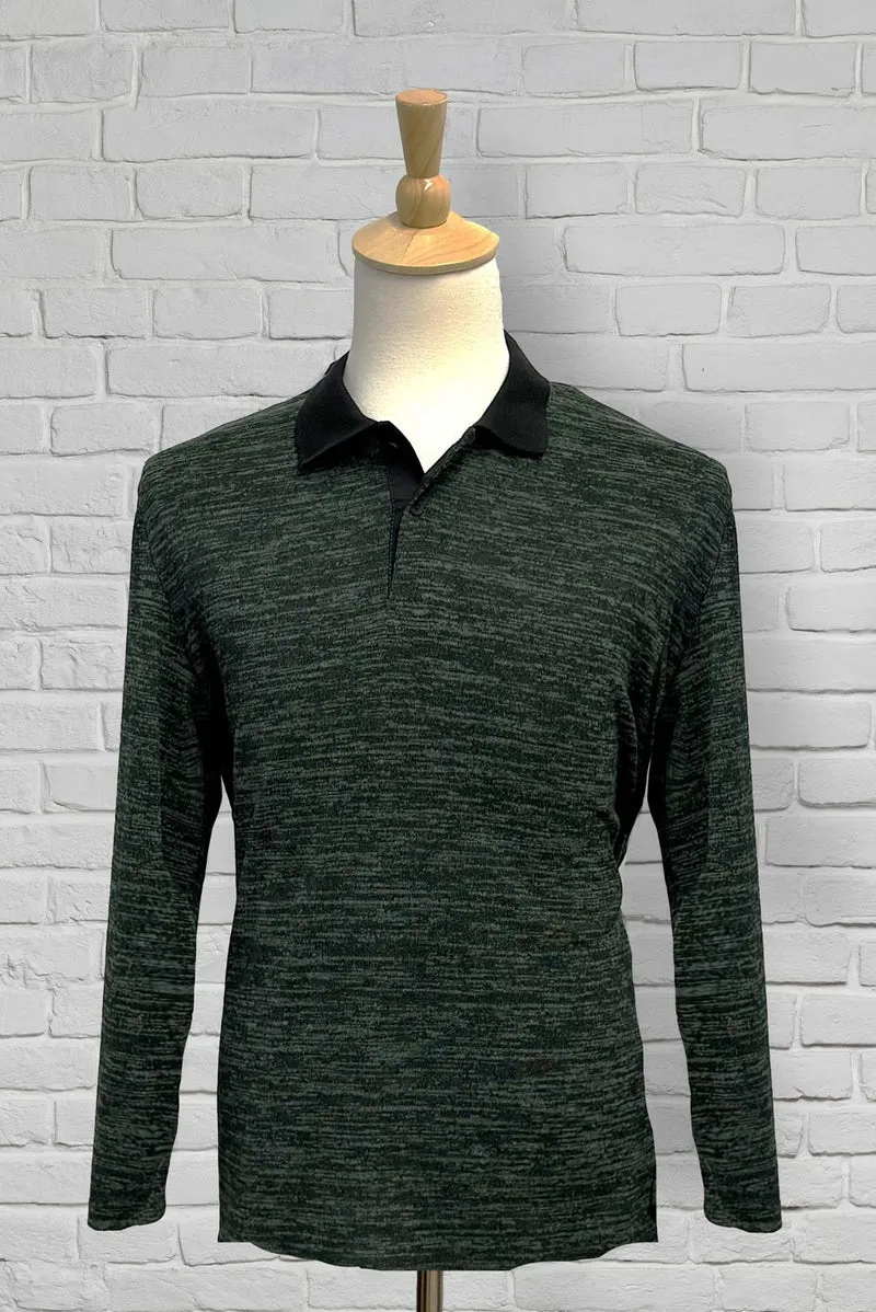 1NHT121-1W606-Adaptive Polo, Long Sleeves