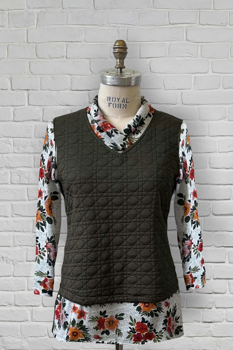 2CT392-2C123K-Adaptive Top With Sleeveless Tank Top