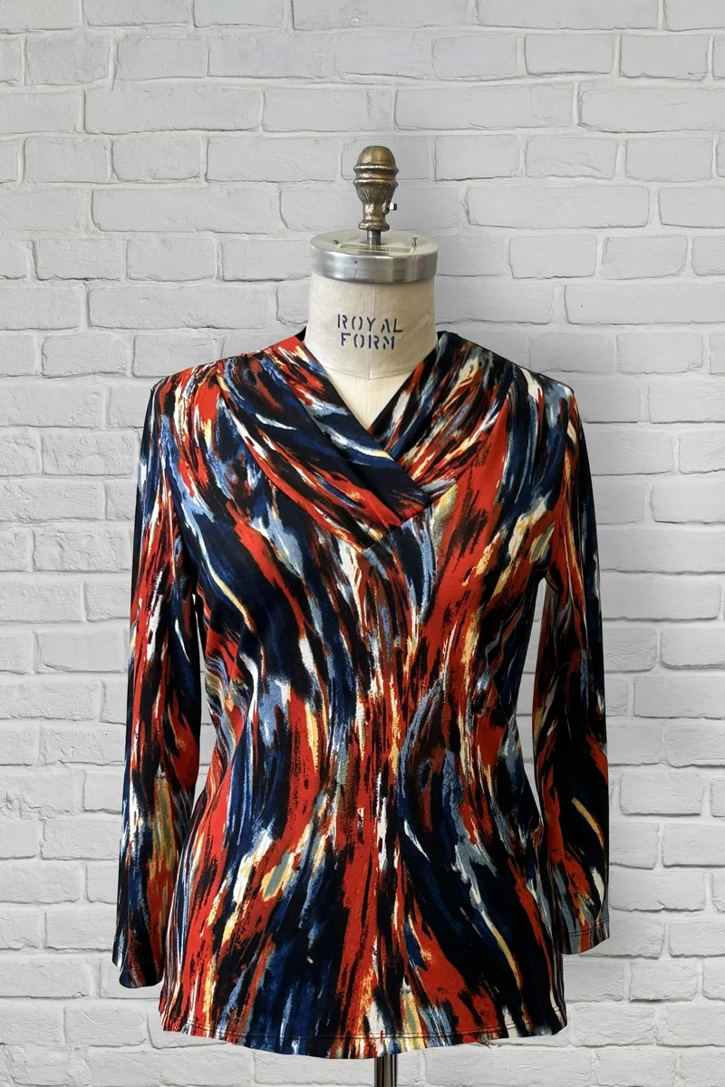 2CT394-2C129-Adaptive Top, With Shawl Collar