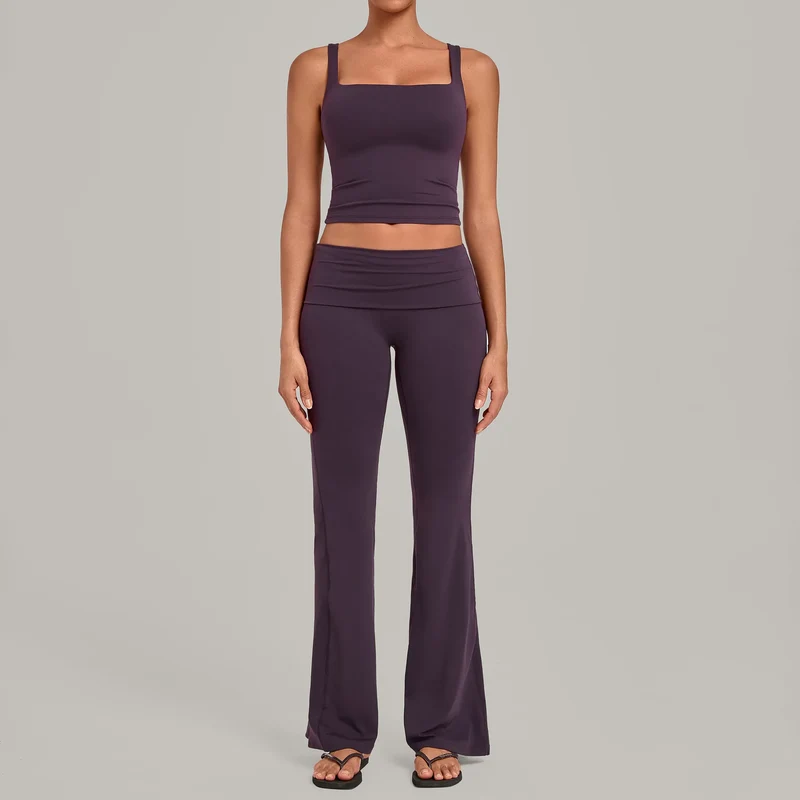 SPARK Women’s Square Neck Yoga Tank Tops TF6012