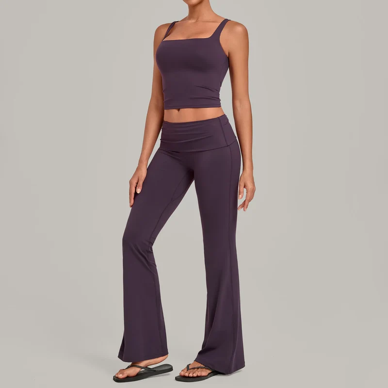 SPARK Women’s Square Neck Yoga Tank Tops TF6012