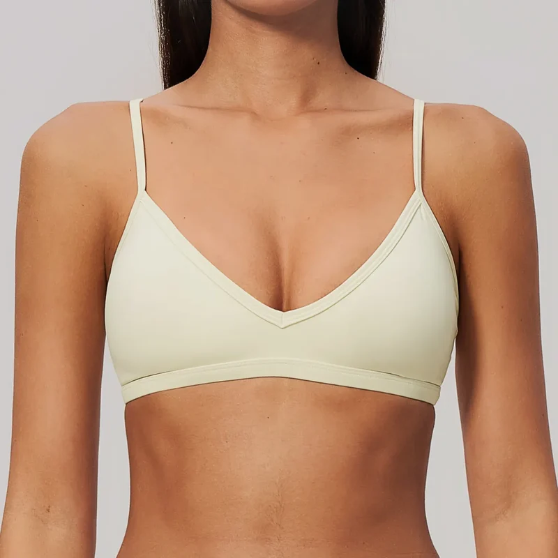 SPARK Women's V-Neck High-Stretch Yoga Fitness Bra ZC9599