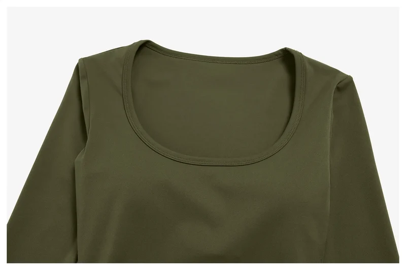 SPARK Women's Long-Sleeve High Stretch Slim-Fit Yoga Top ZC9599