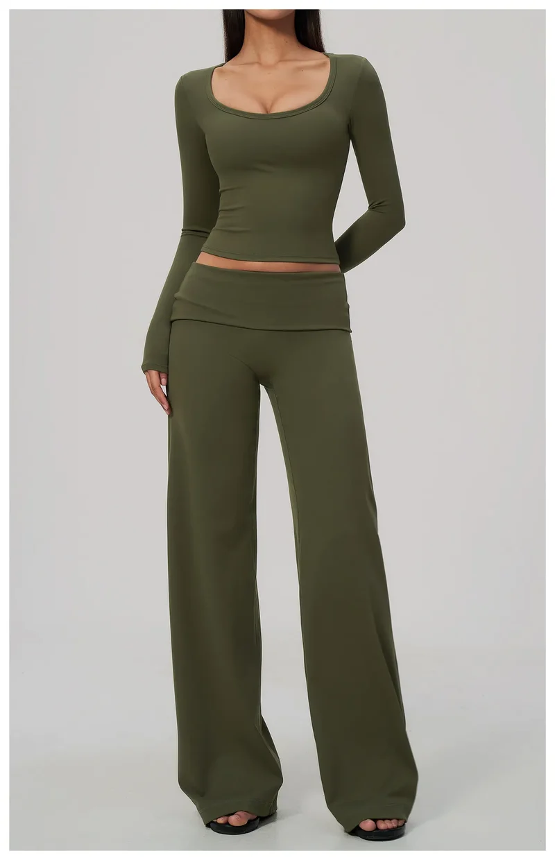 SPARK Women's Long-Sleeve High Stretch Slim-Fit Yoga Top ZC9599
