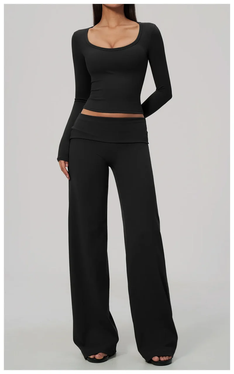 SPARK Women's Long-Sleeve High Stretch Slim-Fit Yoga Top ZC9599