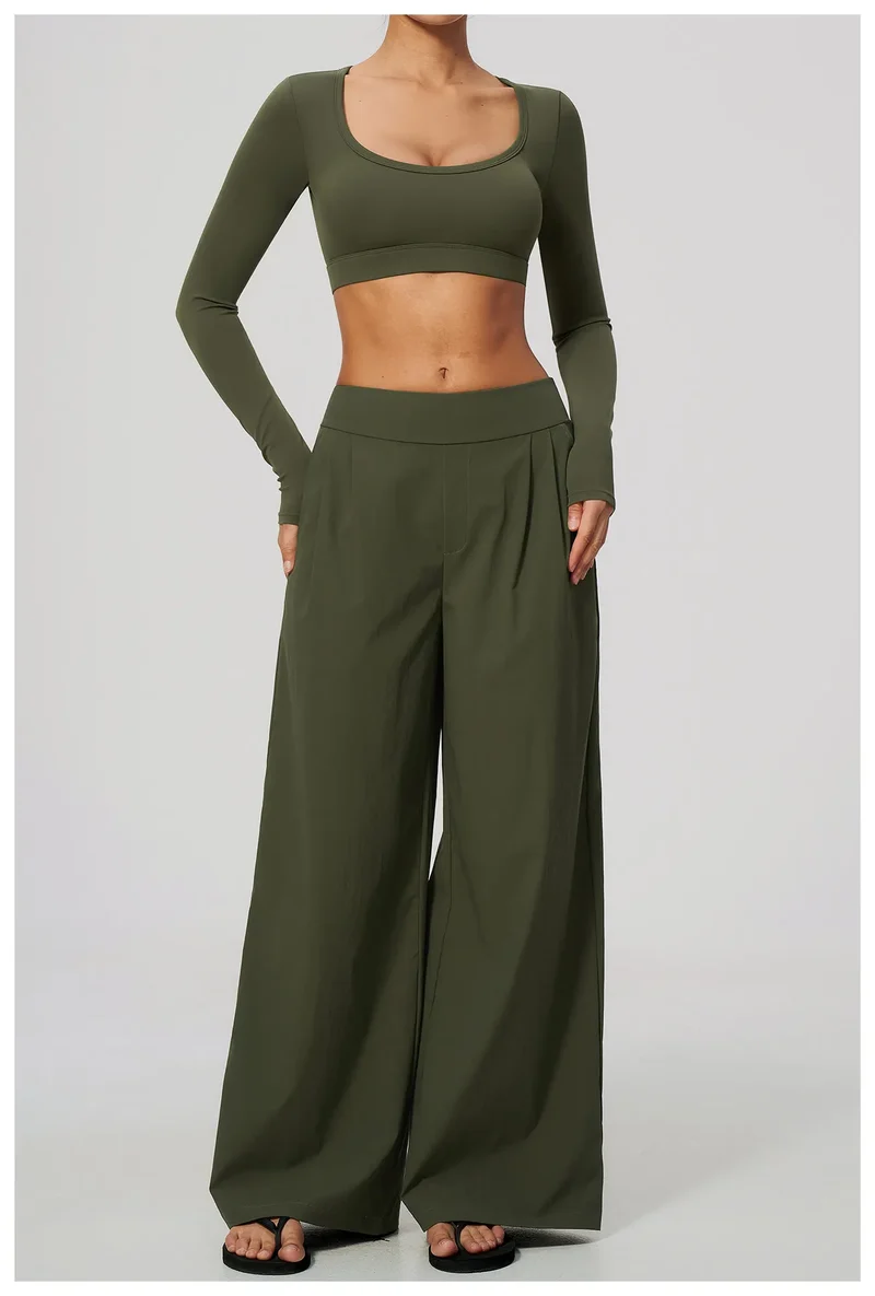 SPARK Women's Loose Wide-Leg Fit Athletic Pants ZC9599