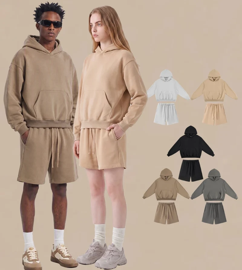 SPARK Unisex Plush Lining Sweatshirt Set PL8353