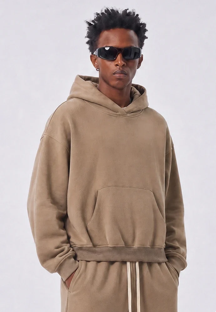 SPARK Unisex Plush Lining Sweatshirt Set PL8353