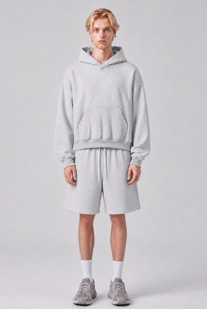 SPARK Unisex Plush Lining Sweatshirt Set PL8353
