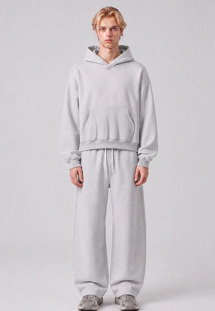 SPARK Unisex Plush Lining Sweatshirt Set PL8353