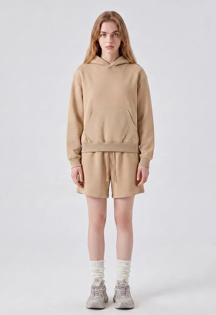 SPARK Unisex Plush Lining Sweatshirt Set PL8353