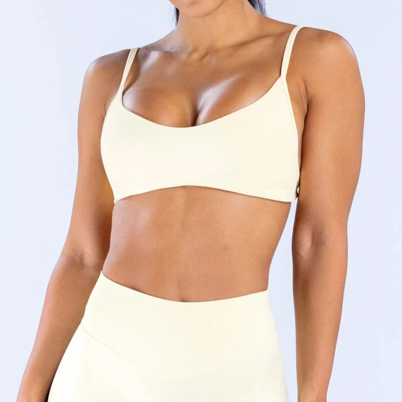 SPARK Women's Seamless Spaghetti Strap Yoga Sports Bra RXW3003-8