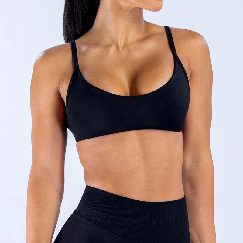 SPARK Women's Seamless Spaghetti Strap Yoga Sports Bra RXW3003-8
