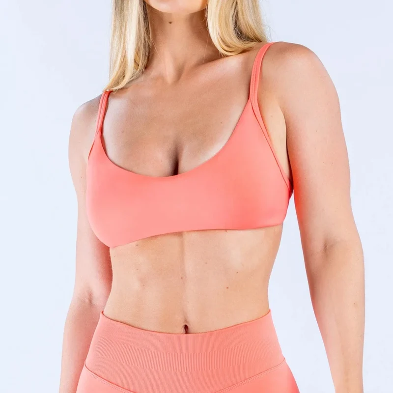 SPARK Women's Seamless Spaghetti Strap Yoga Sports Bra RXW3003-8