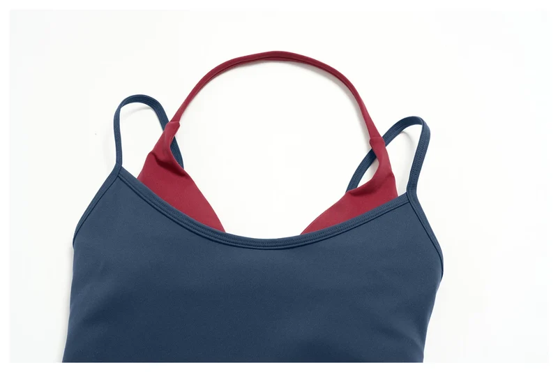 SPARK Women’s Color Block Halter Cami Yoga Tank Top ZC2585