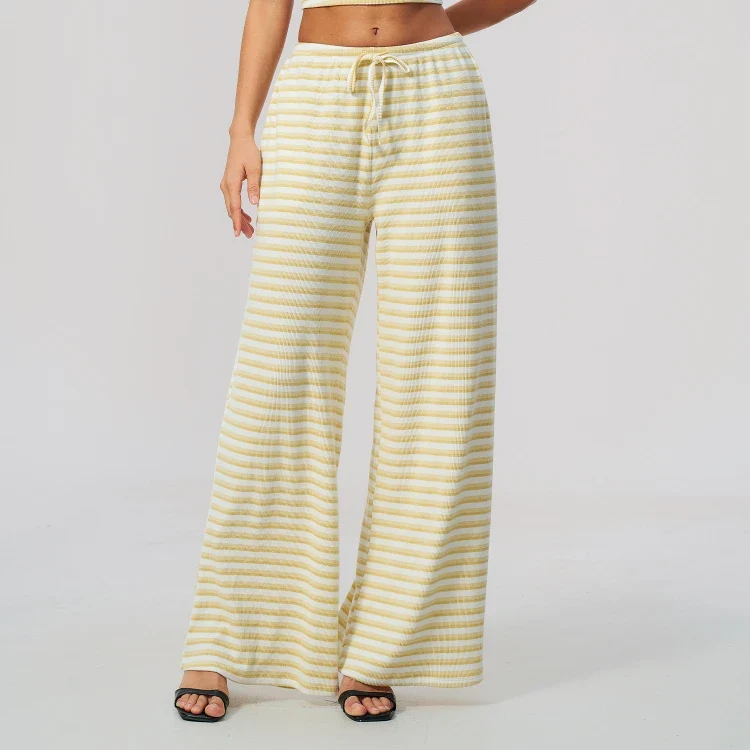 SPARK Women's Striped Loose-fit Yoga Sweatpants ZC4556