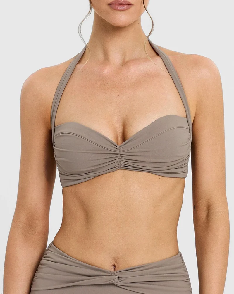 SPARK Women's Ruched Yoga Sports Bra FNK26071