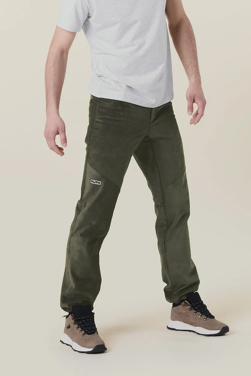 Pantalon homme en velours himalayen vert pin 2025/26