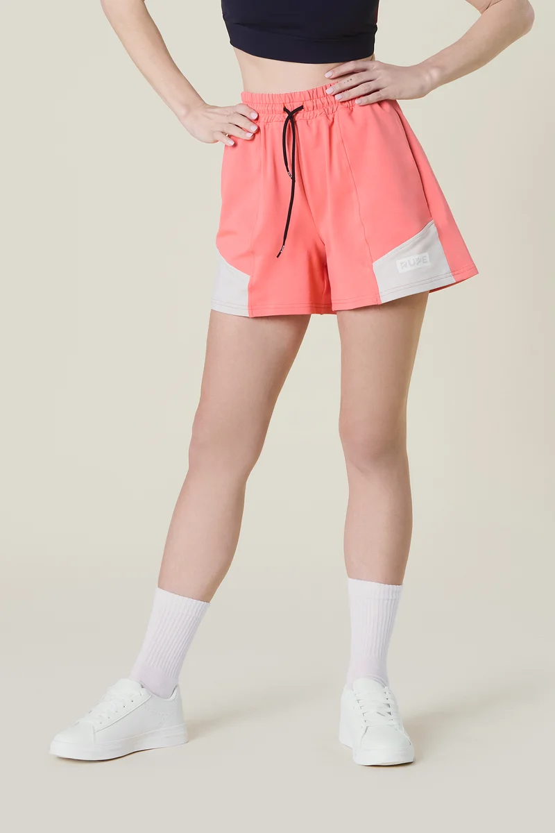 Short Femme Bicolore - Pêche Sable Clair | rupe