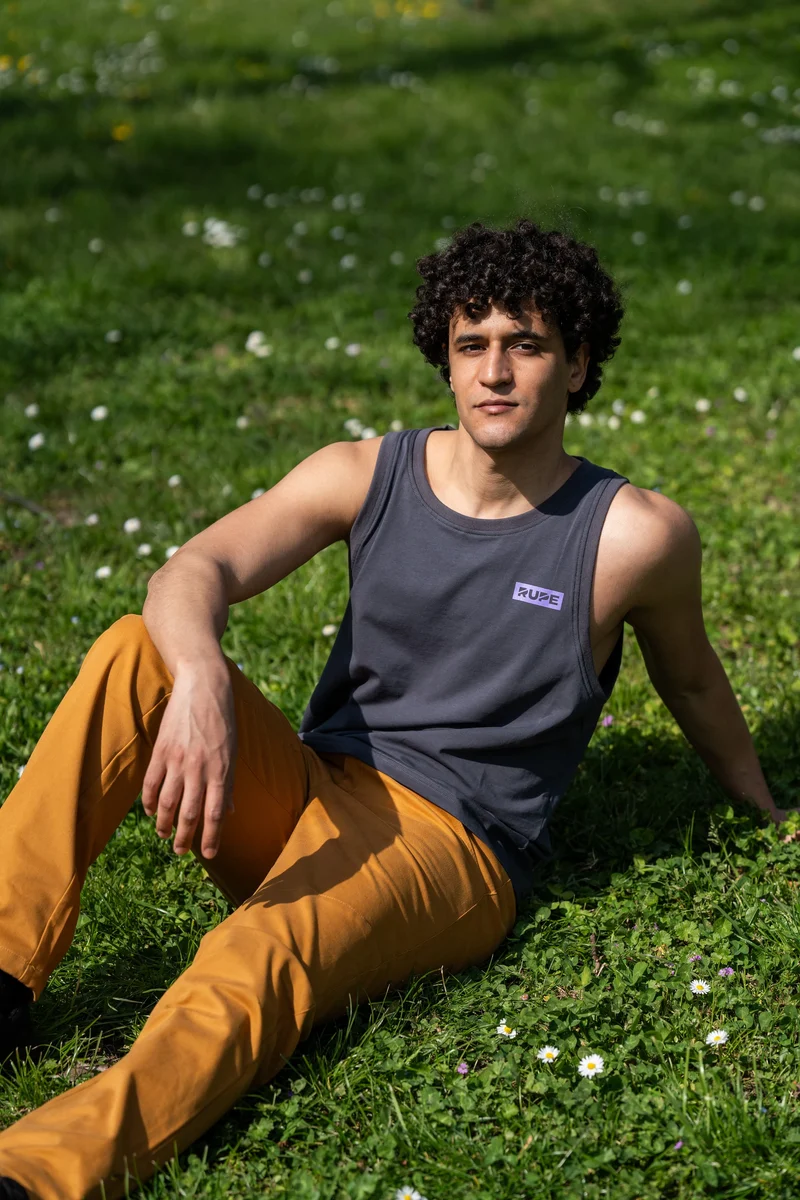 Débardeur Homme Violet Anthracite