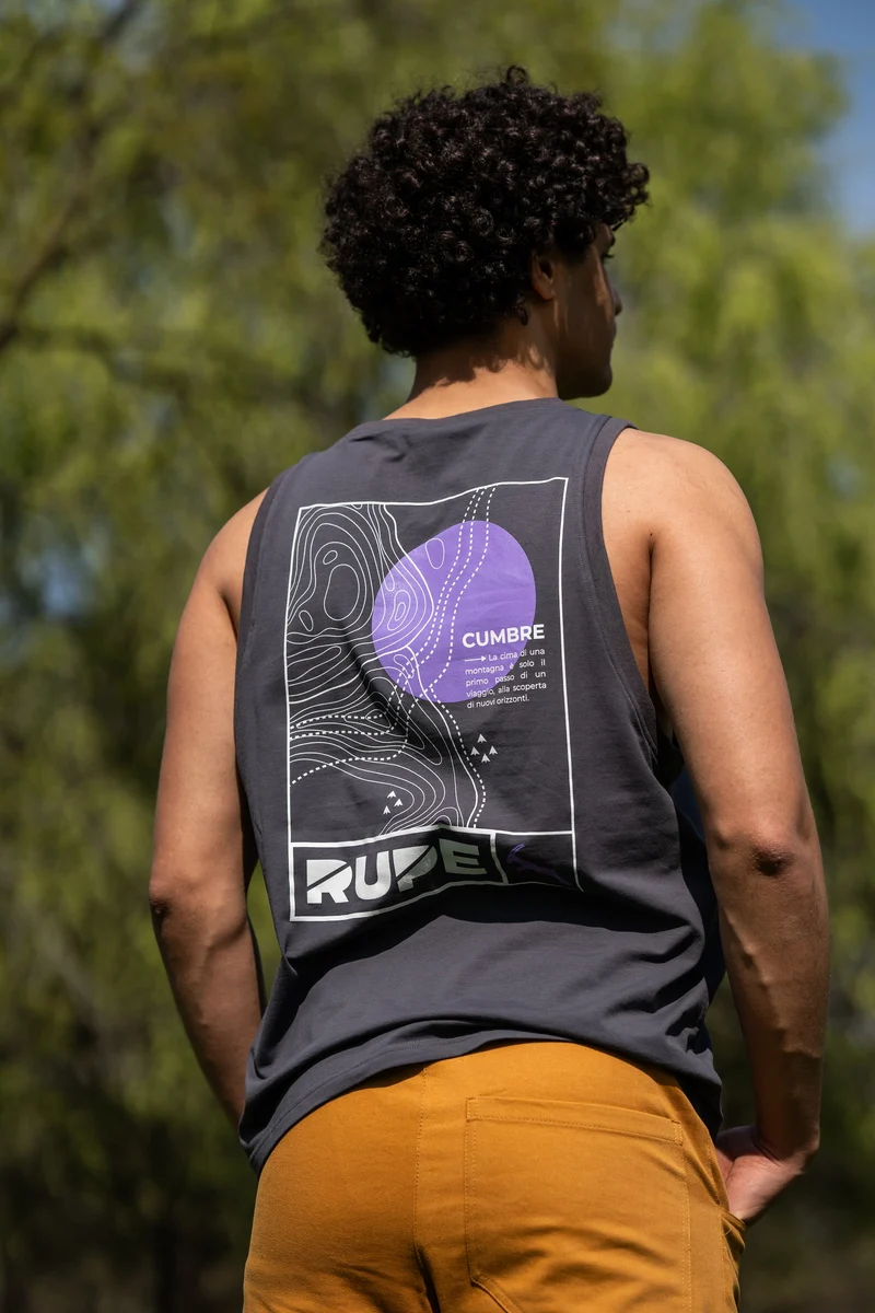 Débardeur Homme Violet Anthracite
