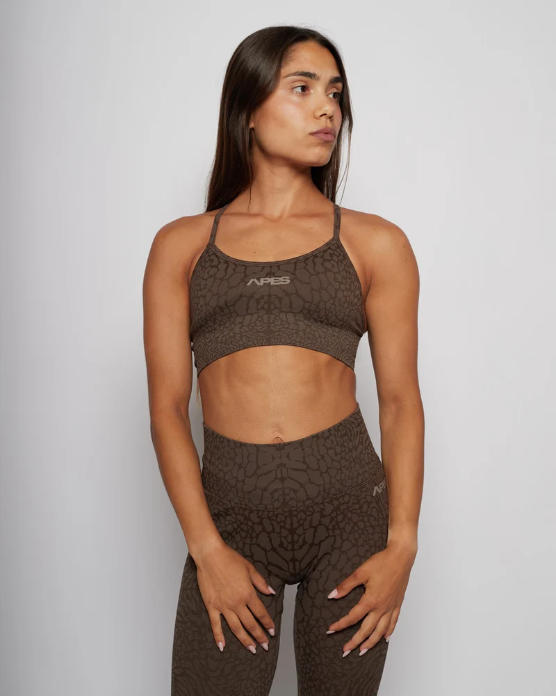 Wild Seamless Bra - Coffee Bean