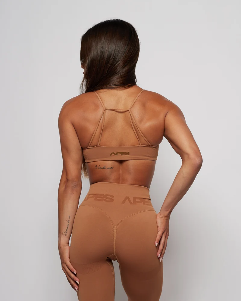 Twisted Seamless Bra - Honey