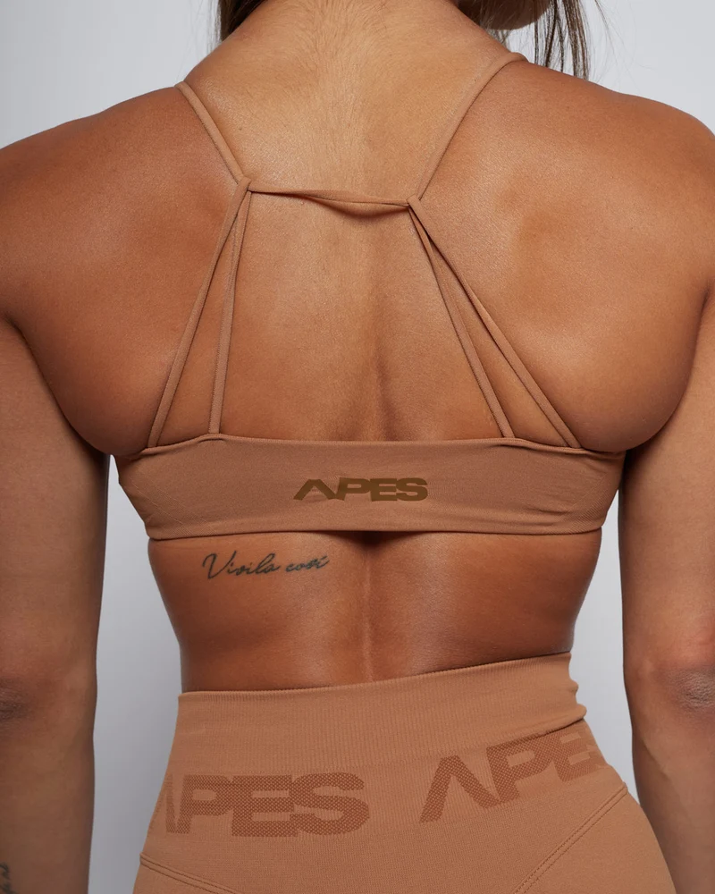 Twisted Seamless Bra - Honey