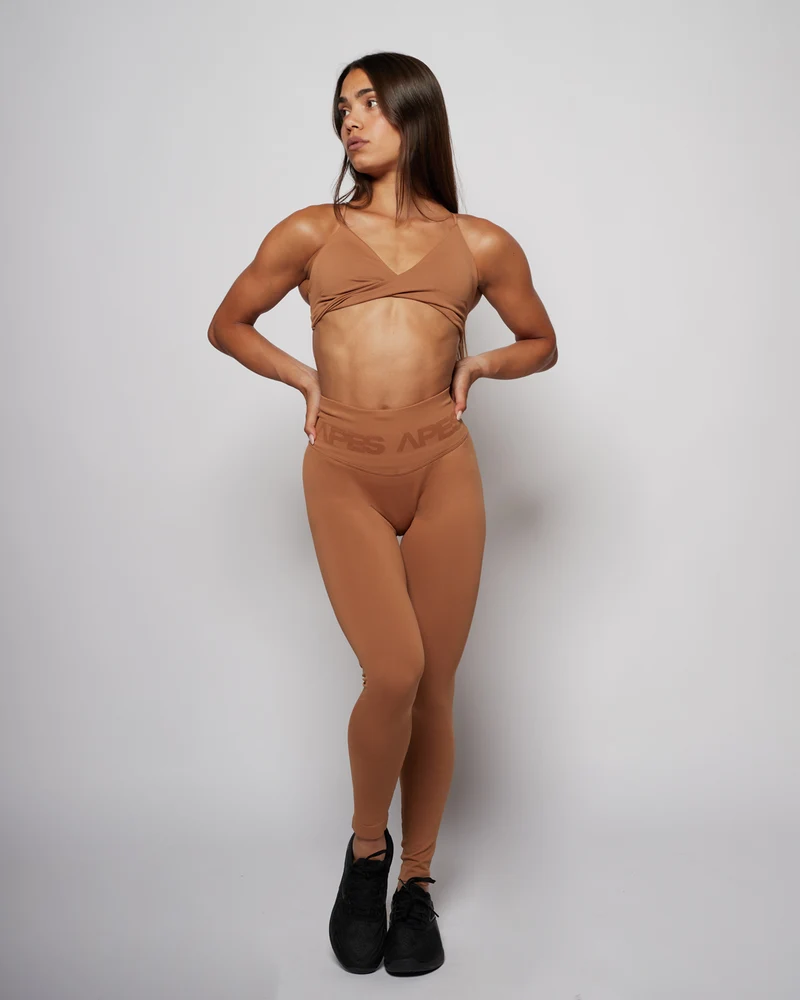 Twisted Seamless Bra - Honey