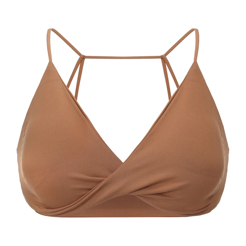 Twisted Seamless Bra - Honey