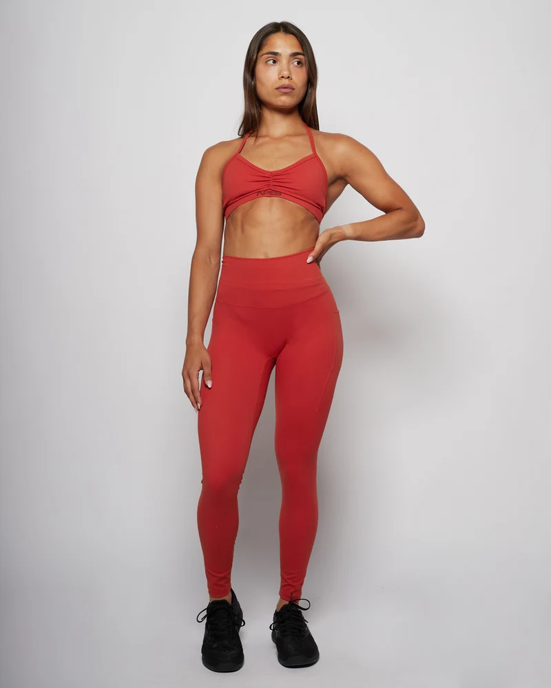 Define Scrunch Bra - Red Clay