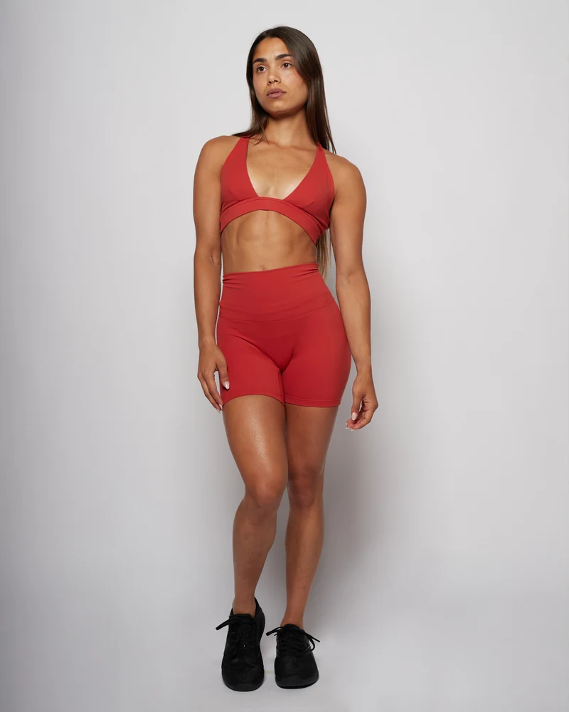 Sculpt V Bra - Red Clay