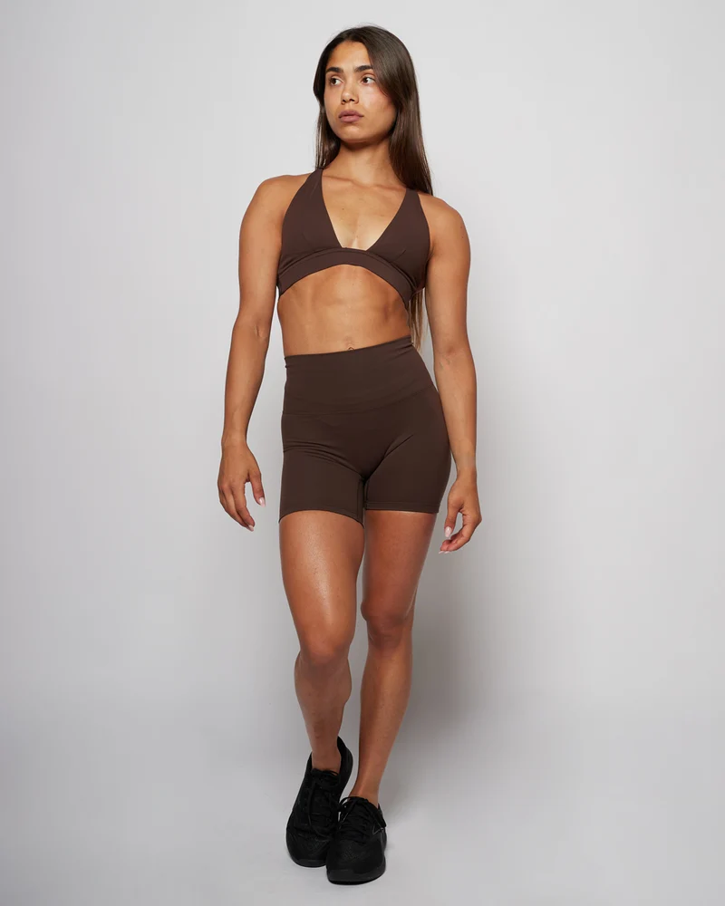 Sculpt V Bra - Coffee Bean