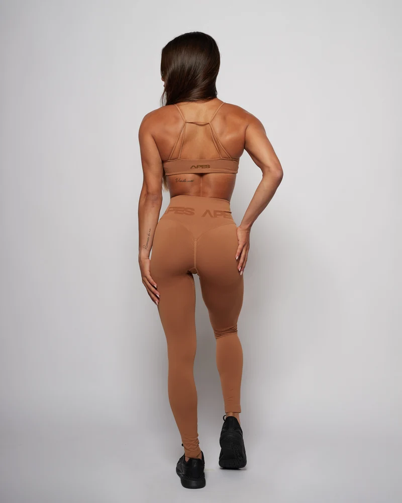 Seamless Push-Up Leggings - Honey