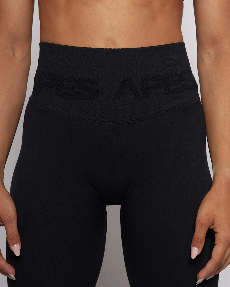 Seamless Push-Up Leggings - Black