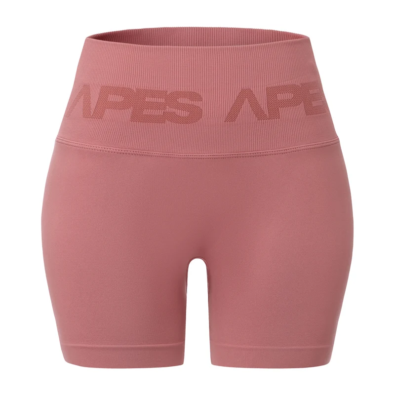 Seamless Push-Up Biker Shorts - Dusty Pink