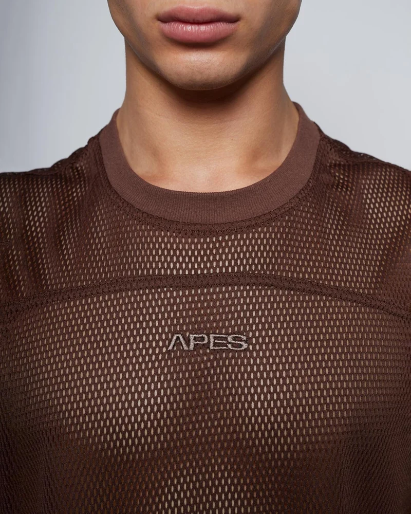 Training Mesh Tank - Chocolate Brown